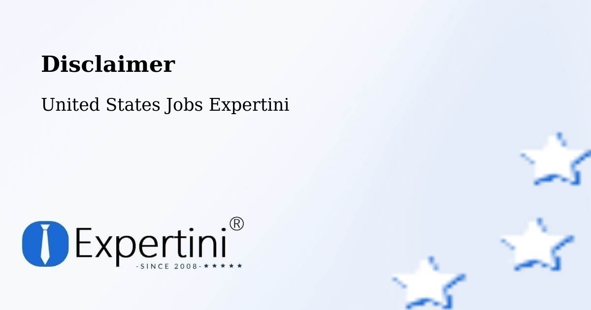 Disclaimer – Madera - United States Jobs Expertini